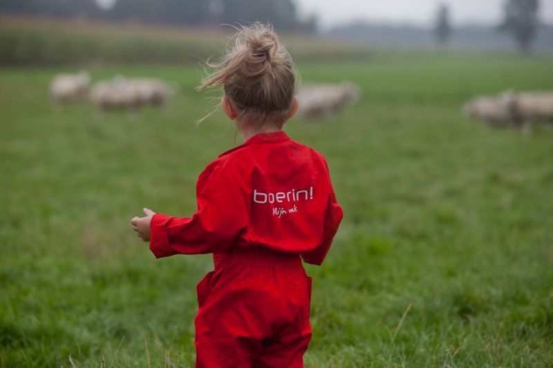 Omdat Blozend Recensie Kinderoverall boerin mijn vak rood maat 152 | Landbouwwinkel.nl, dé  agrarische webshop