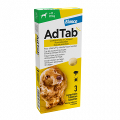 Adtab kauwtablet voor honden (&gt;11 - 22 kg) 3 tabletten