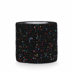 Bandage Animal Zwart Glitter Profi 5 cm