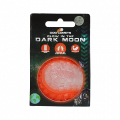 Dog Comets Glow in the Dark Moon Orange S