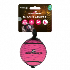 Dog comets Starlight Tennisbal  L Roze 1st