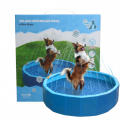 Coolpets Splash Sprinkler Pool 120cm, 30 cm