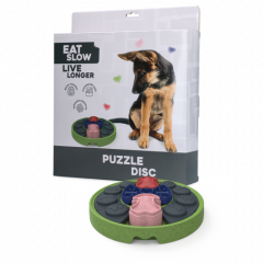 Eat Slow Live Longer Puzzle Disc