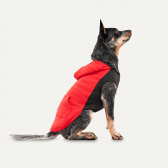 Gooeez Kangaroo Fleece Hoodie M Red/Black