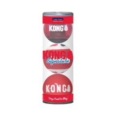 KONG Signature Balls 3-pk Assorted Lg