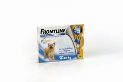 Frontline hond M 10-20 kg 4 pipetten