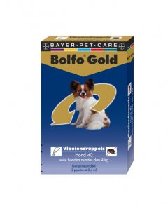 Bolfo Gold Hond 40 <4 kg