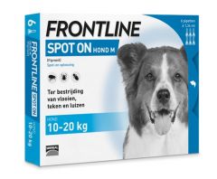 Frontline hond M 10-20 kg (6 pipetten á 1,34ml)