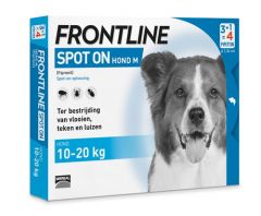 Frontline hond M 10-20 kg (4 pipetten á 1,34ml)