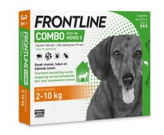 Frontline Combo hond S 2-10 kg (3 pipetten á 0,67ml)