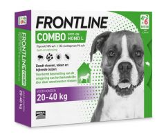 Frontline Combo hond L 20-40 kg (6 pipetten á 2,68ml)