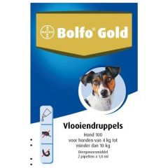 Bolfo Gold Hond 100 >4 kg 2 pipetten