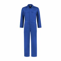 Overall met drukknopen - Korenblauw - mt. 48