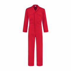 Overall met drukknopen - Rood - mt. 48