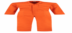 Overall oranje mt. 54