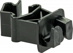 Standaard isolator voor T-palen,zwart voor draad, kunststofdraad, koord (25 stuks)